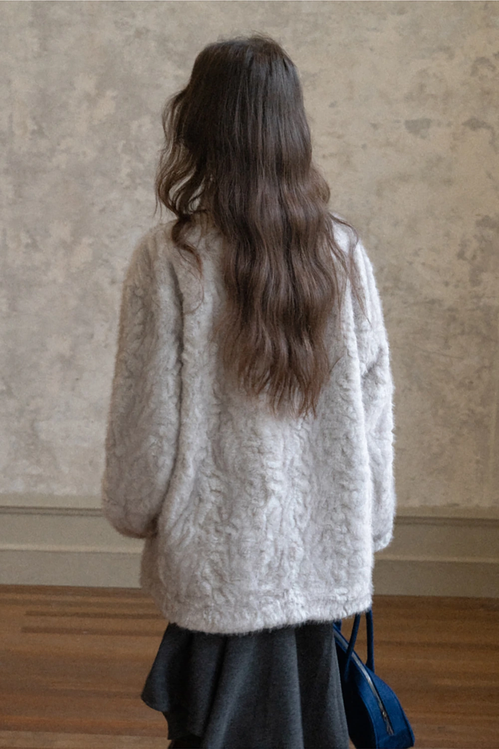 Chic Faux Fur Leather Jacket