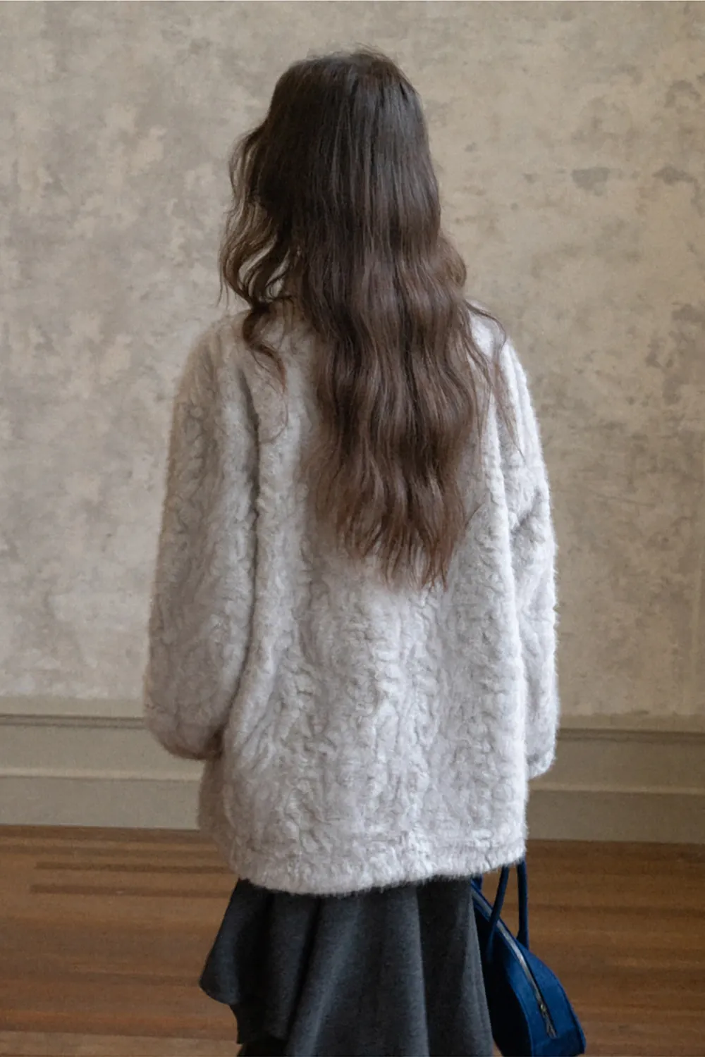 Chic Faux Fur Leather Jacket