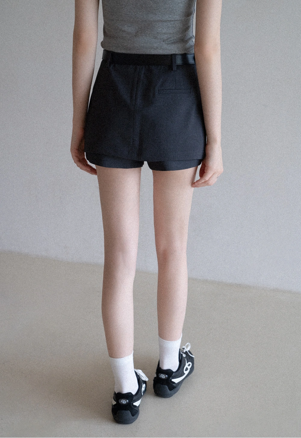 Women's Tailored Skort with Belt 