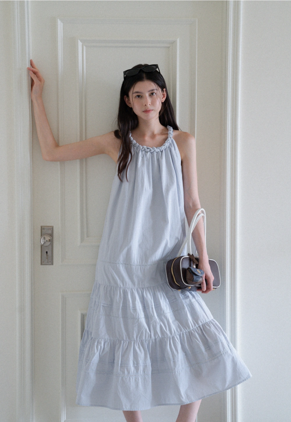 Ruffle Hem Maxi Dress