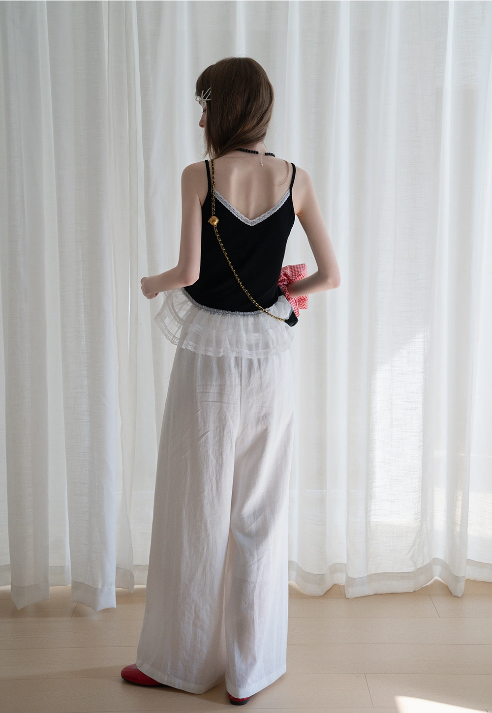 Women's Wide Leg Drawstring Pants