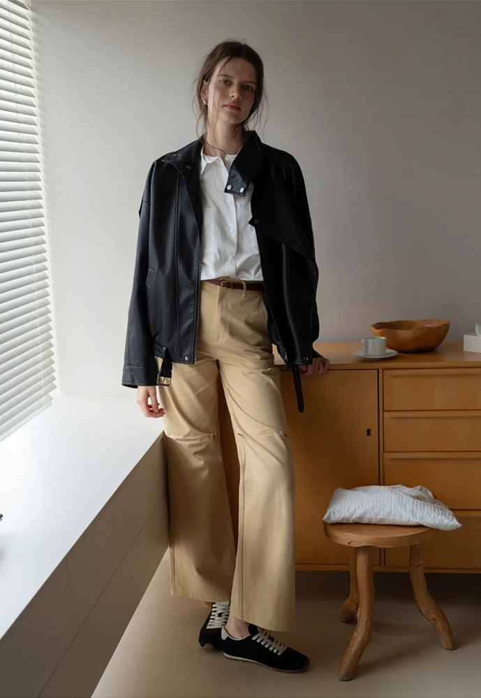 Boxy Two-Pocket Shirt