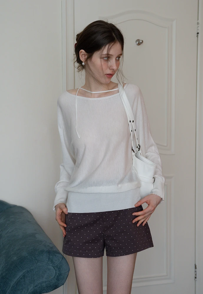 Asym-Tie Sweater
