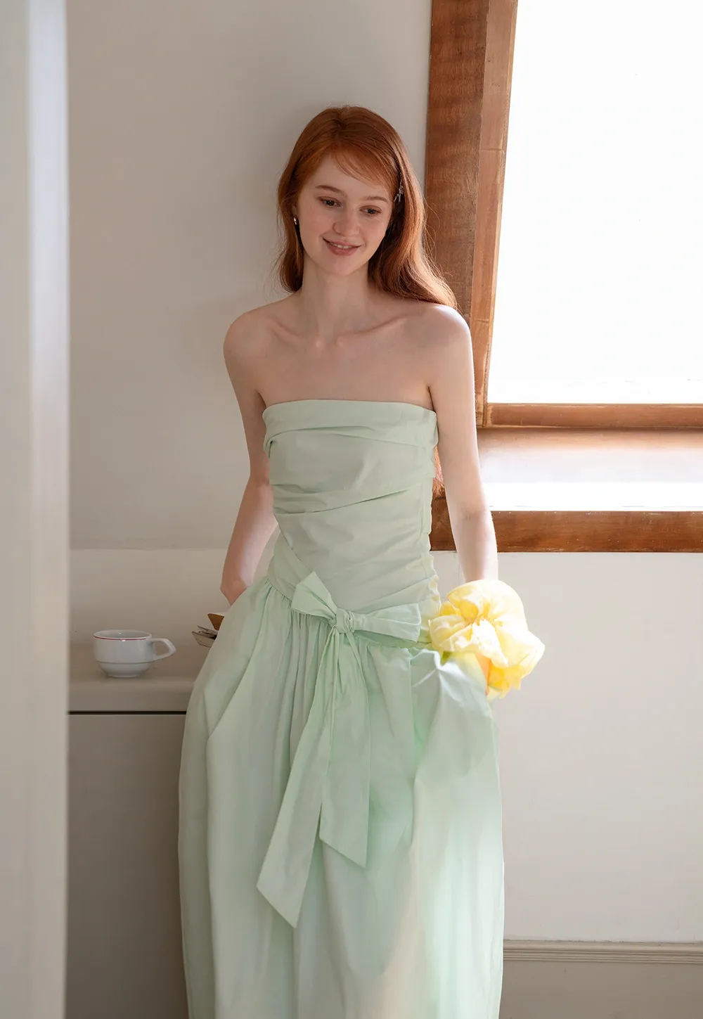 Elegant Strapless Dress