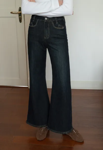 Bootcut White Jeans for Women