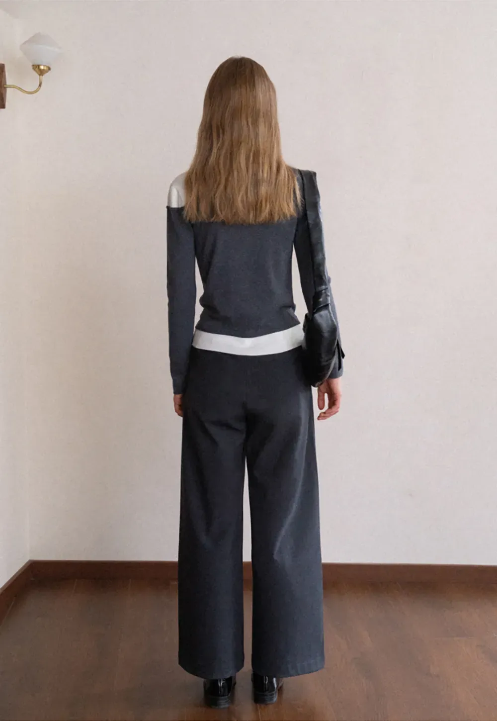 Contrast Panel Knit Top