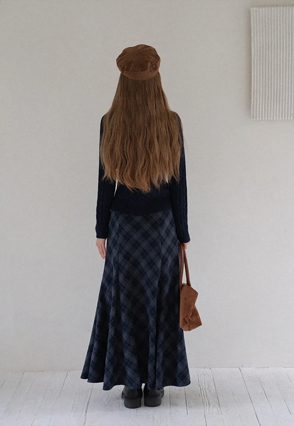 Women Cable Knit Sweater with Scarf Tie Long Sleeve