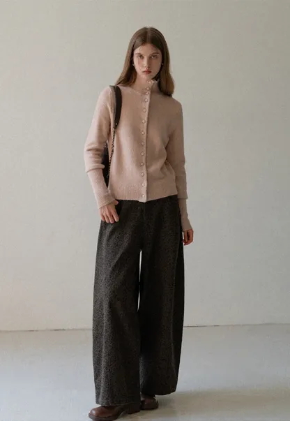 Vintage Style Button Knit Cardigan