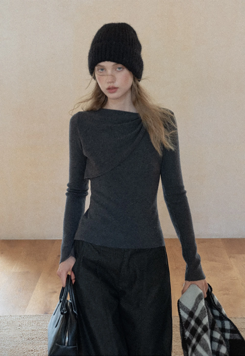 Womens High Waist Wide Leg Pants