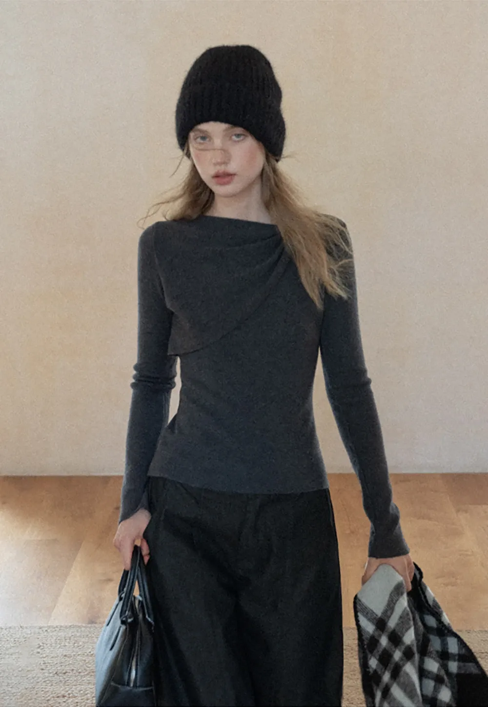 Womens High Waist Wide Leg Pants