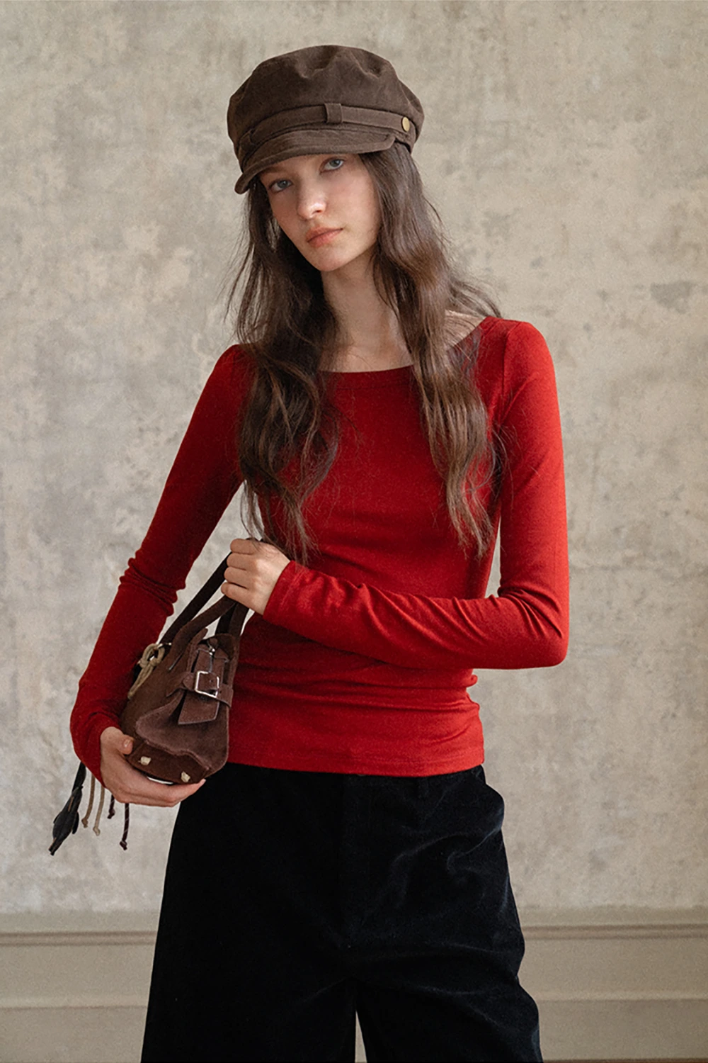 Casual Boat Neck Shirt