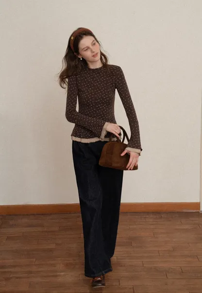 Women’s Floral Long Sleeve Top