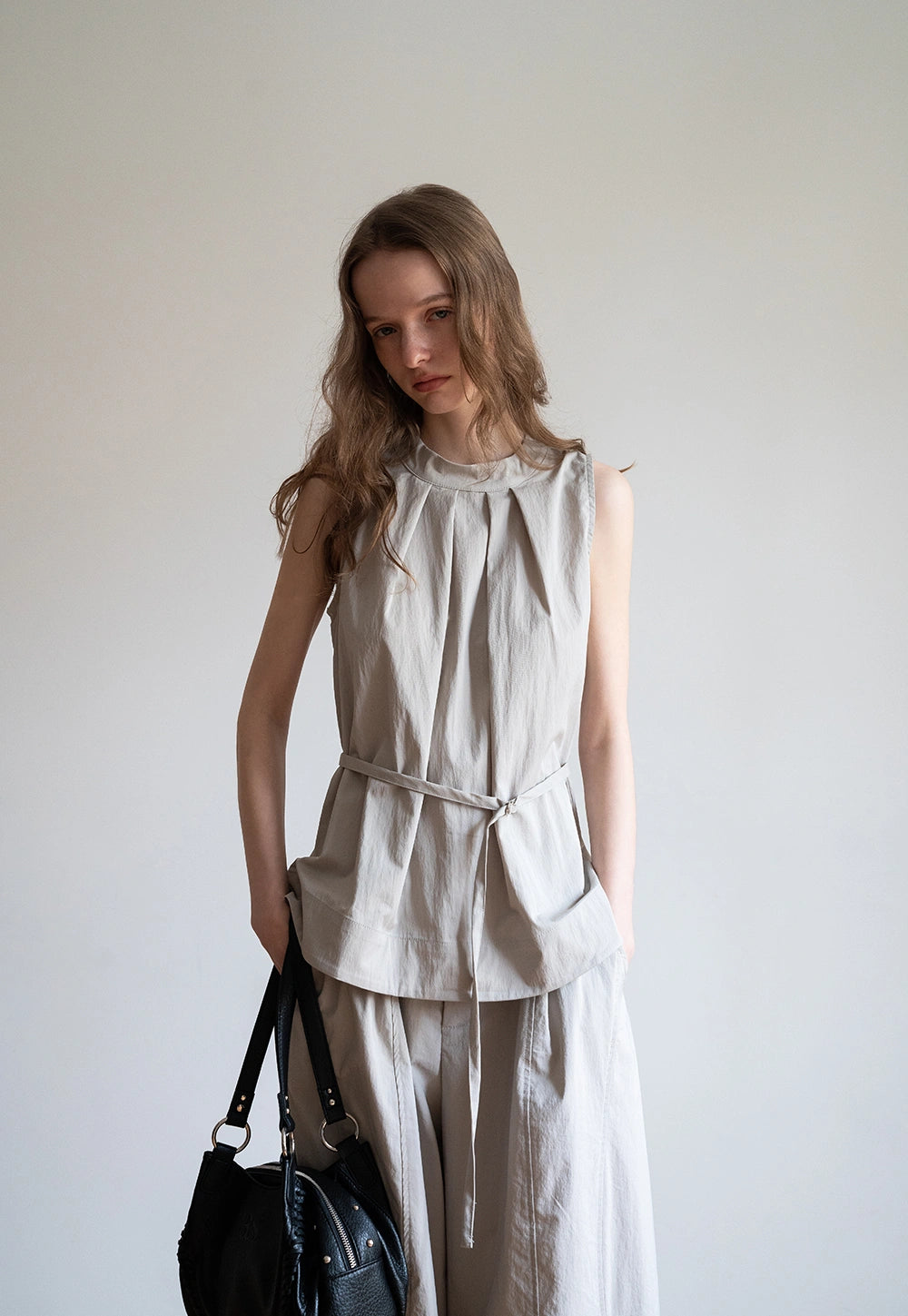 Women’s 2 Piece Sleeveless Top and Wide Leg Pants Set