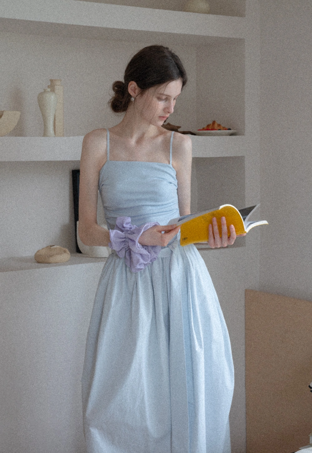 Women’s Draped One Shoulder Maxi Dress