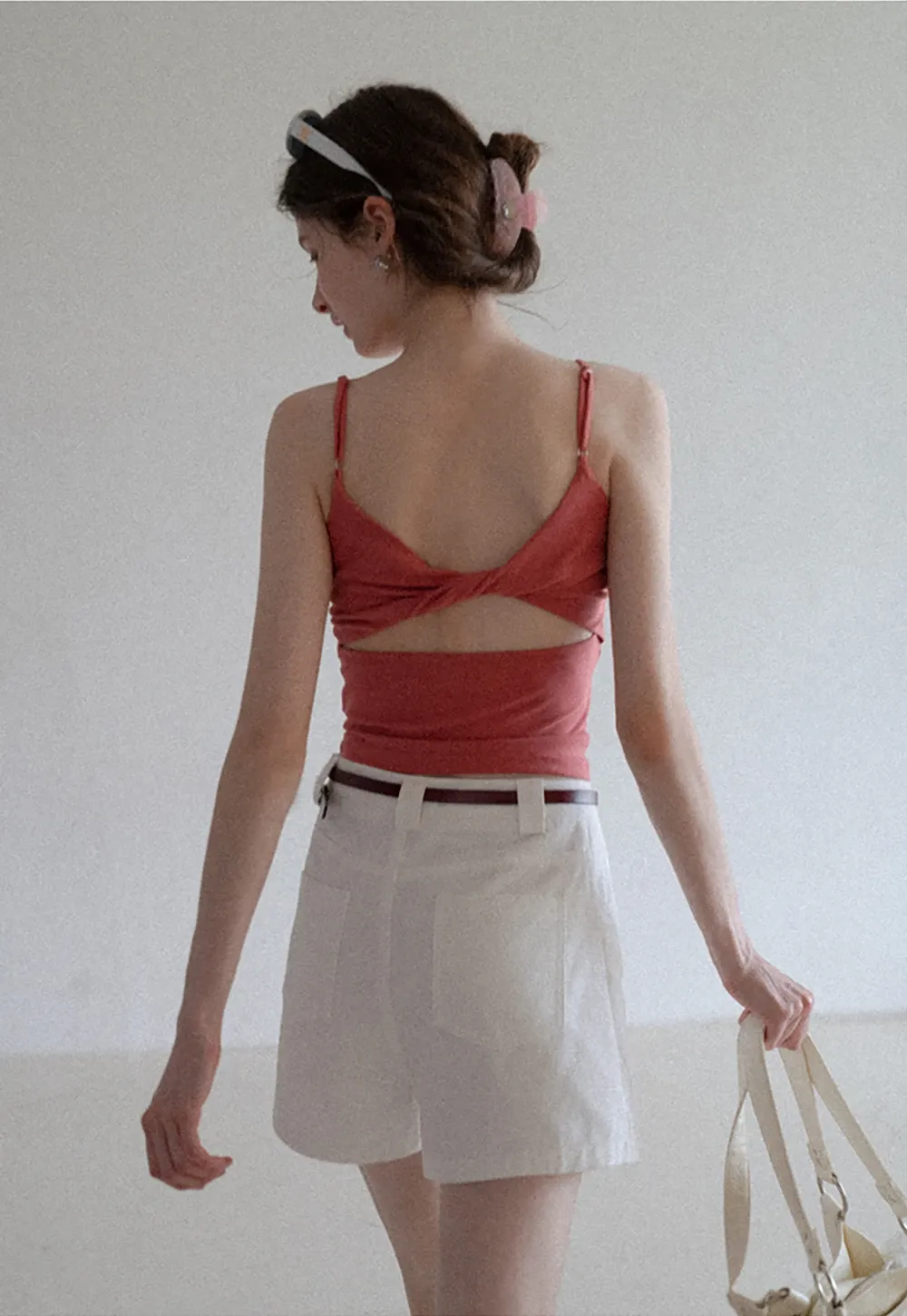 Women’s Twist Knot Cutout Cami