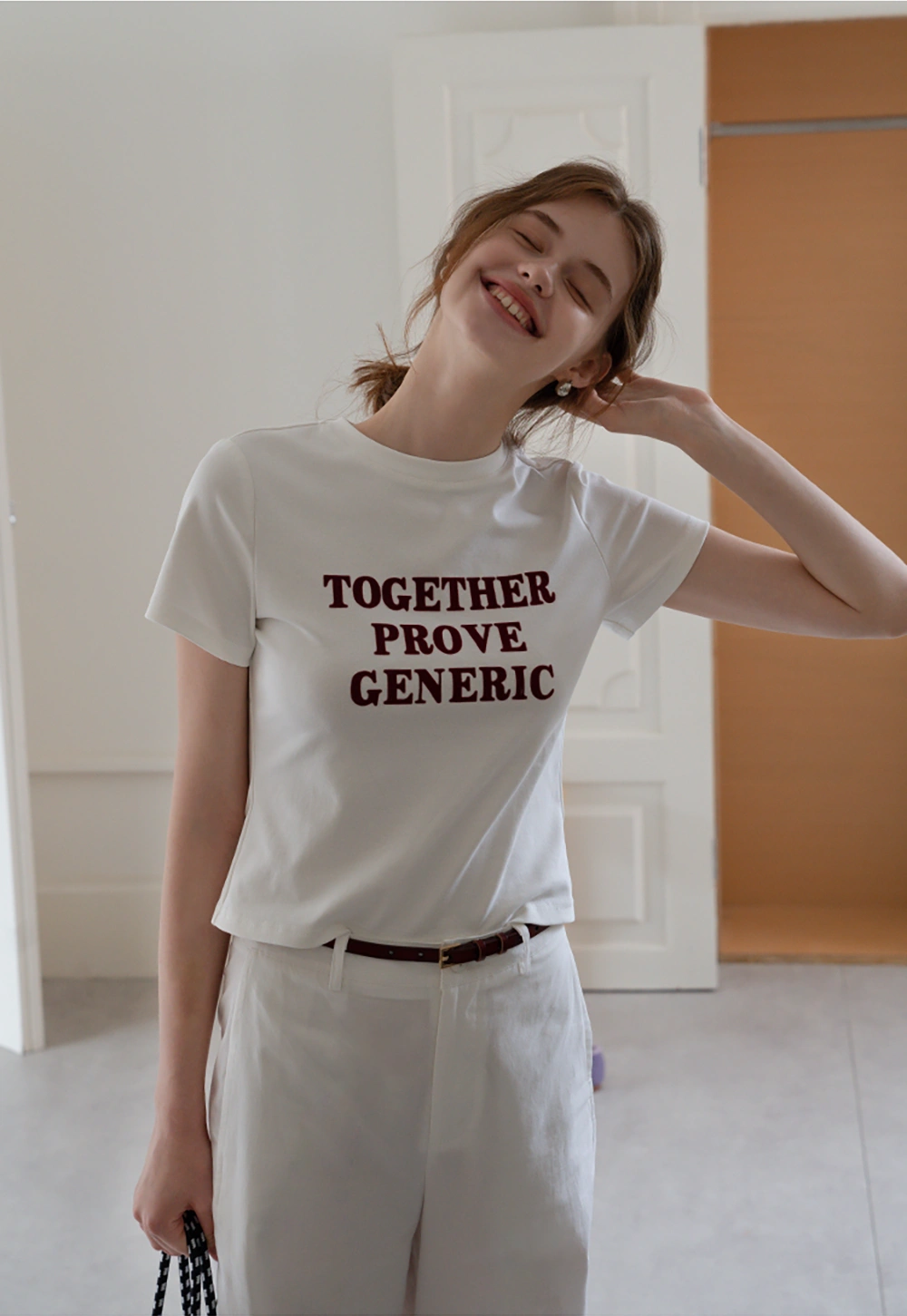 Women’s Letter Graphic Short-Sleeve Tee