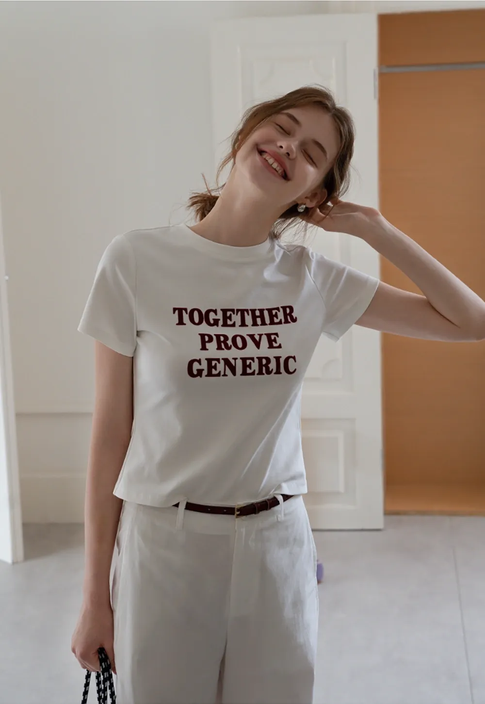Women’s Letter Graphic Short-Sleeve Tee