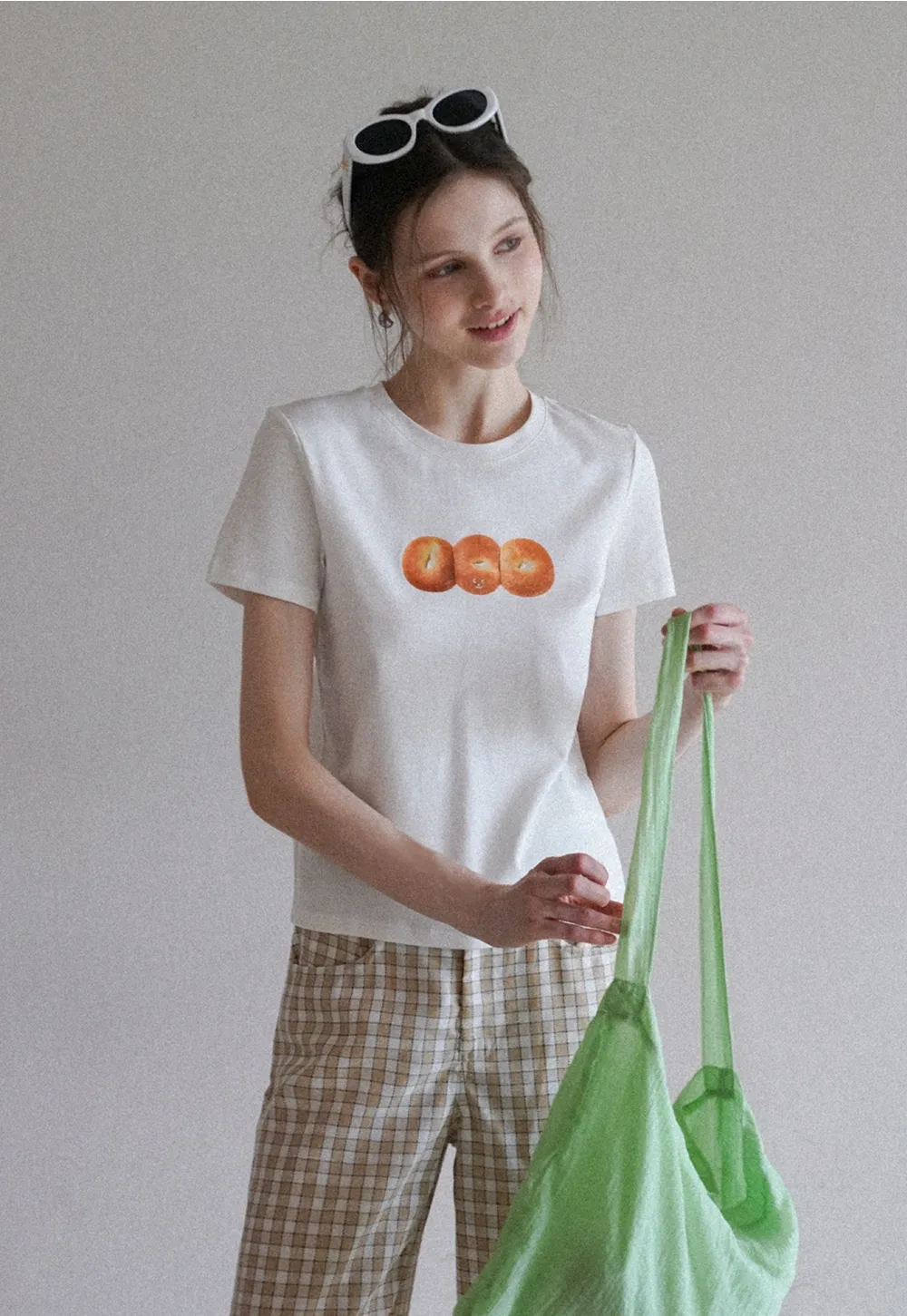 Women’s Cute Bread Print Graphic T-Shirts