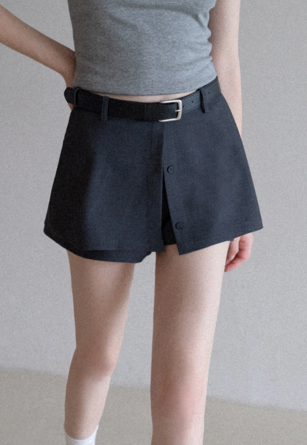 Women's Tailored Skort with Belt 