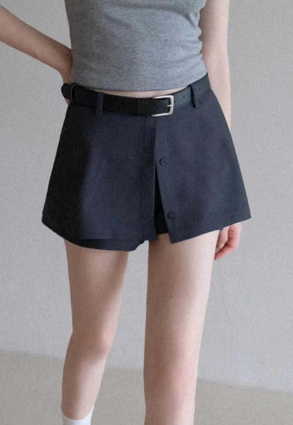 Women's Tailored Skort with Belt 