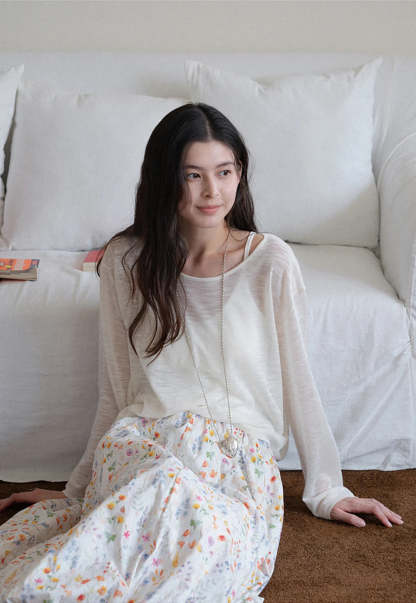 Women’s Lightweight Long Sleeve Knit Top