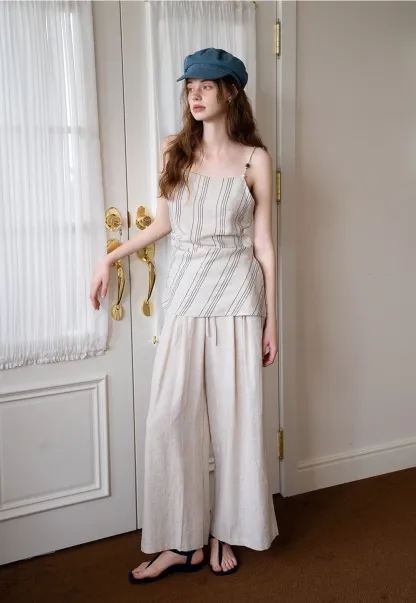 Women's Wide Leg Drawstring Pants