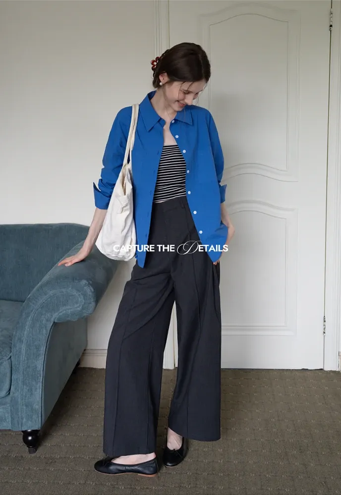 Boxy Two-Pocket Shirt