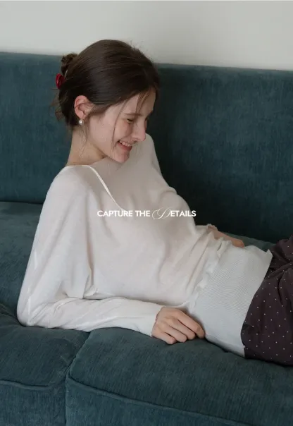 Asym-Tie Sweater