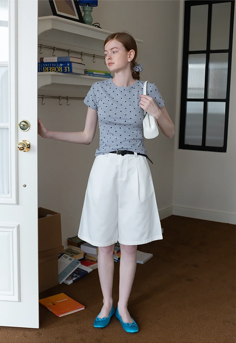 Polka Dot Tee & Scrunchie Set