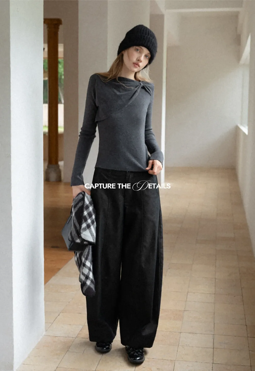 Womens High Waist Wide Leg Pants