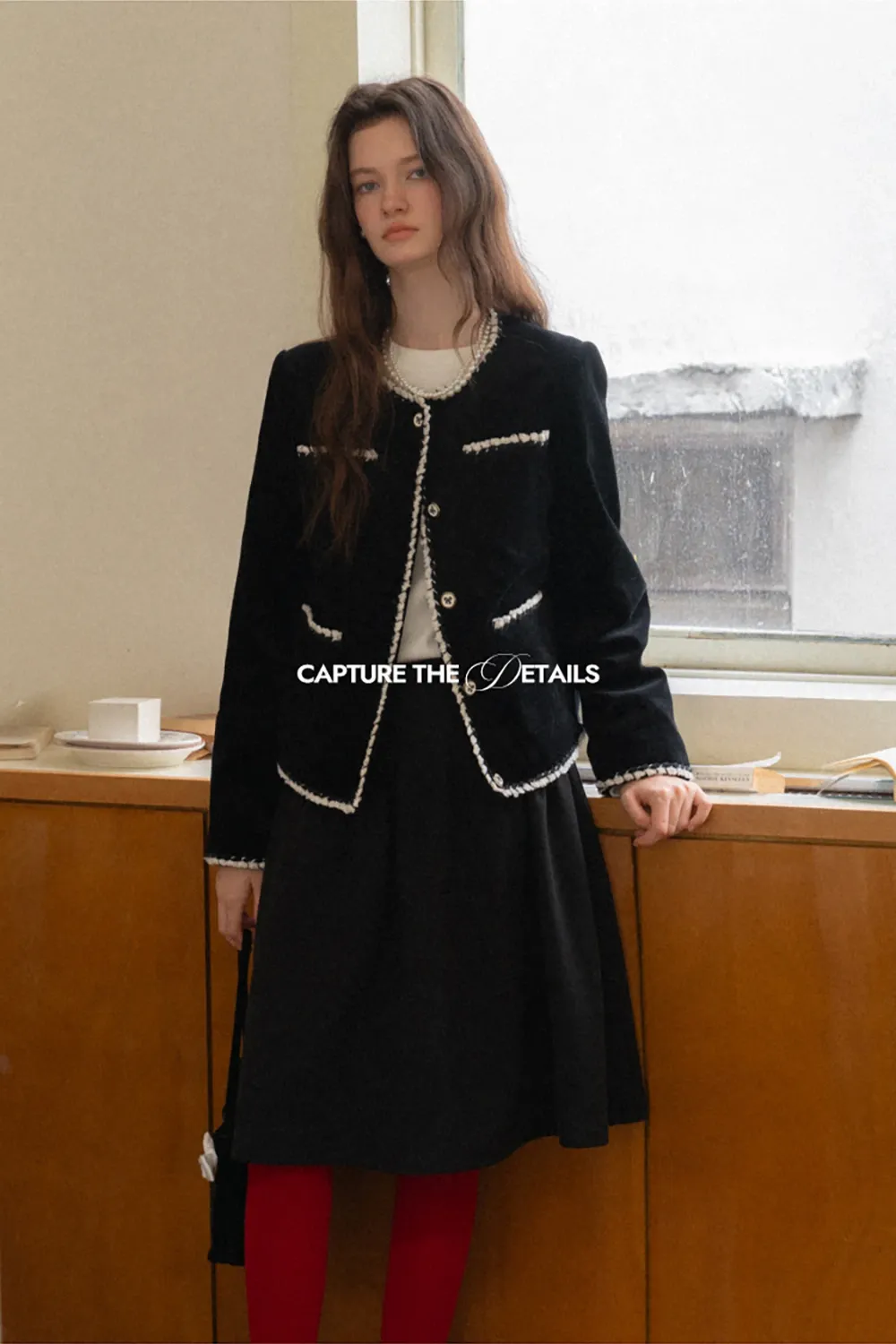 Knit Toe-Leggings Slim Fit Tights