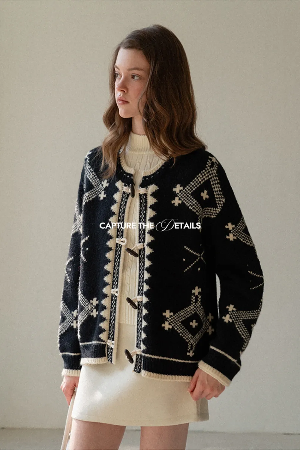 Toggle Button Cardigan Sweater