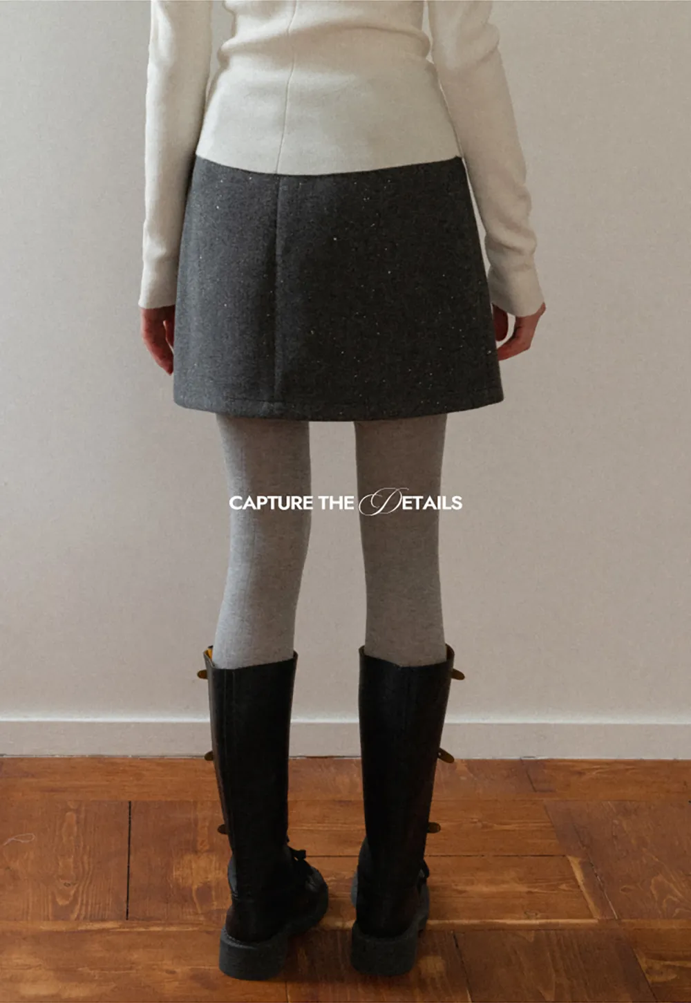 Sparkle Pleated Mini Skirt