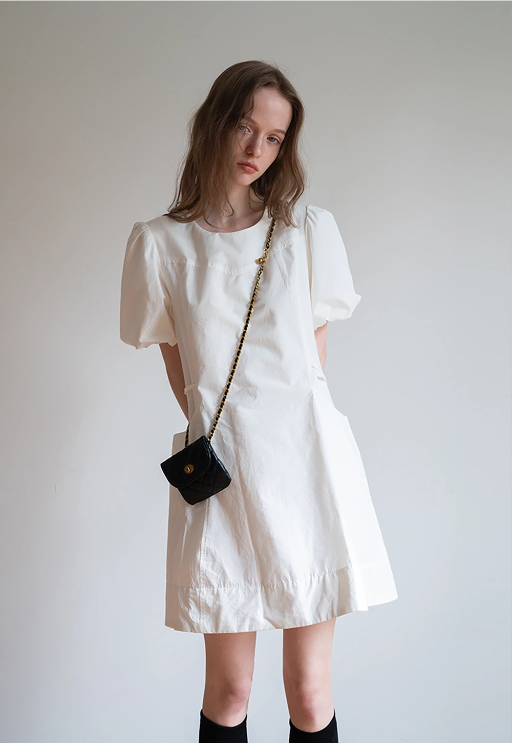 Women’s Puff Sleeve Mini Dress