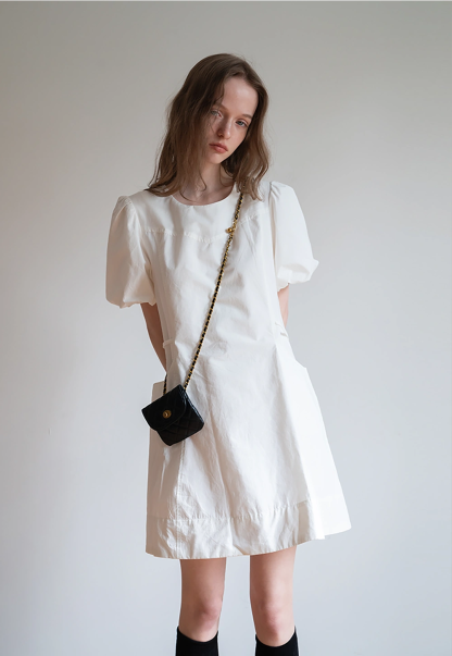 Women’s Puff Sleeve Mini Dress