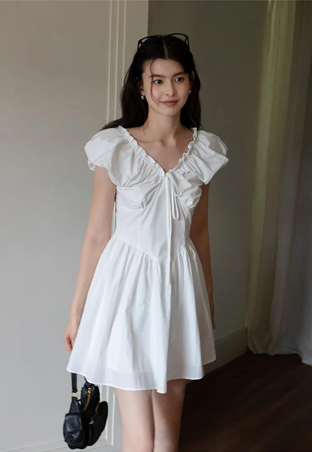 Women’s Puff Sleeve Mini Dress