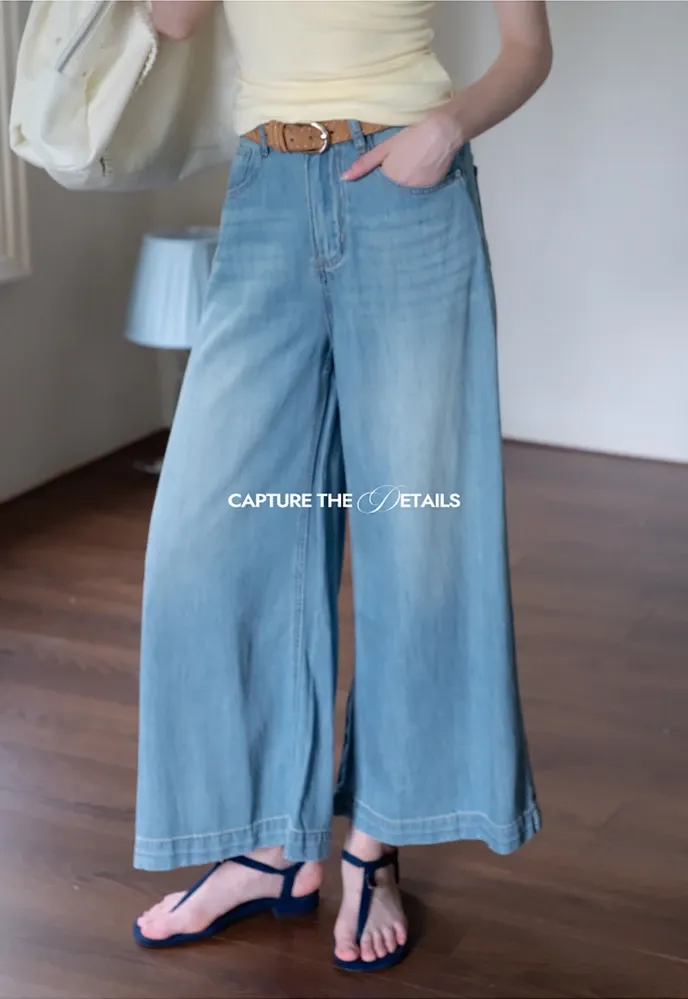 Women’s Wide-Leg High-Rise Denim Jeans
