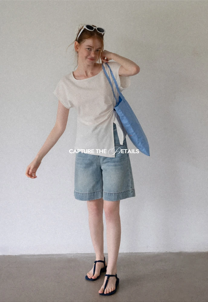 Women’s Asymmetrical Side-Twist Tee