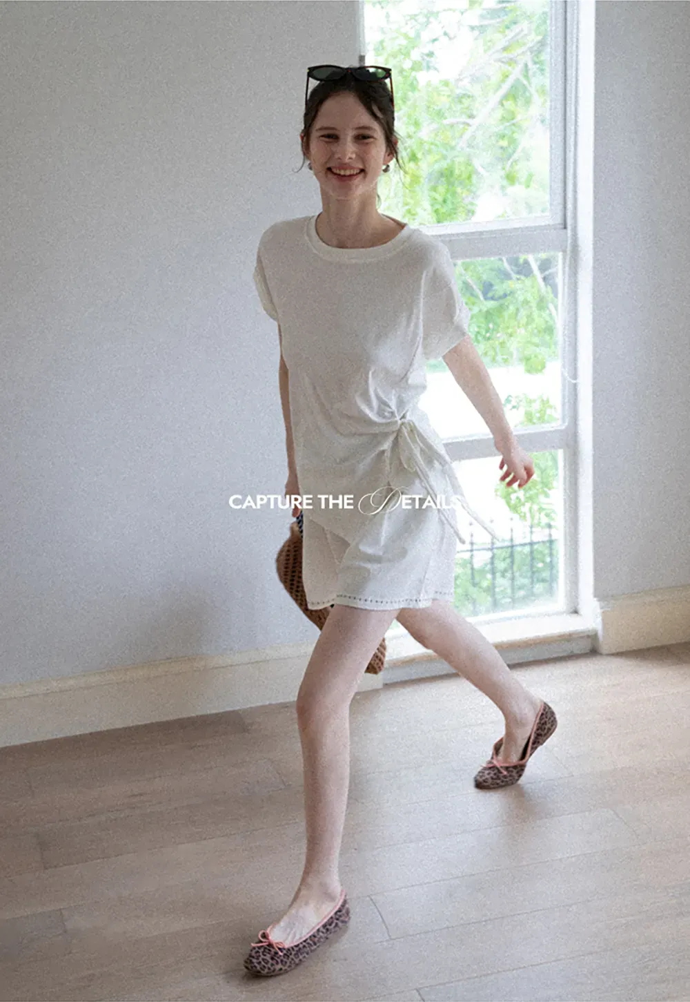 Asymmetric Side Tie Tee