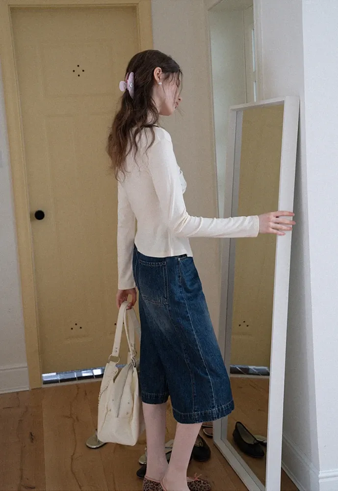 Shell‑Trim Twist Layered Top