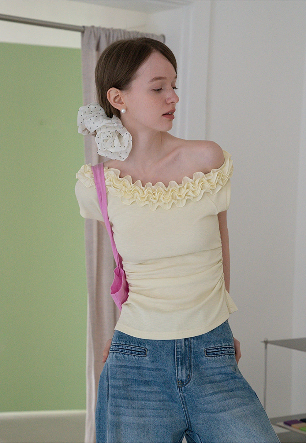 Eaphi u neck leaf pattern knit best ベージュ eaphi LEAF PATTERN OVER KNIT 完売品 新品｜Yahoo!フリマ（旧