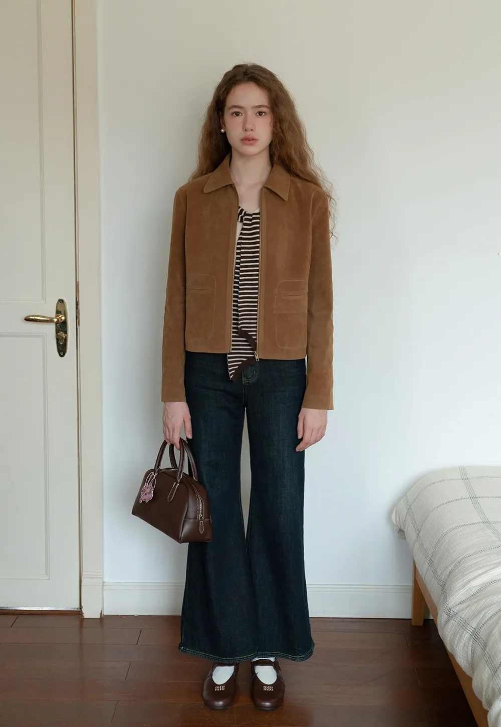 Bootcut White Jeans for Women