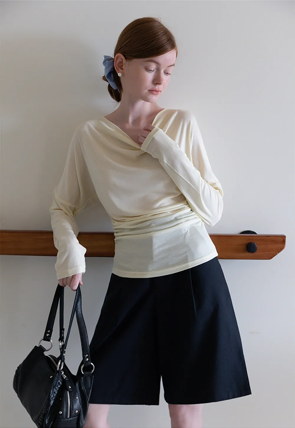 Belted Wide-Leg Shorts