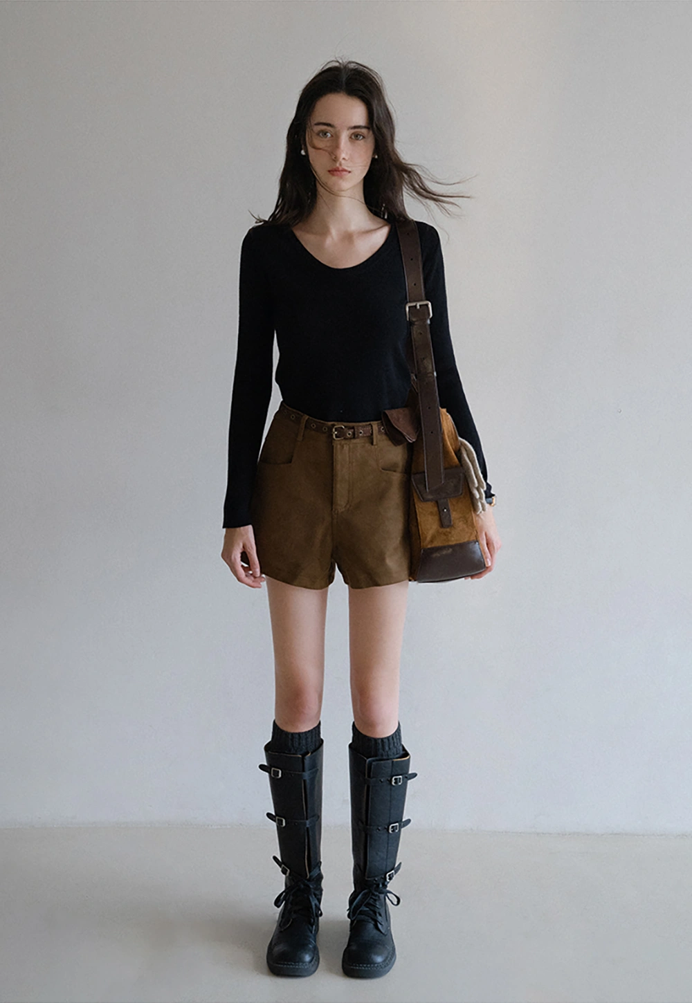 Basic Crew Neck Knit Sweater