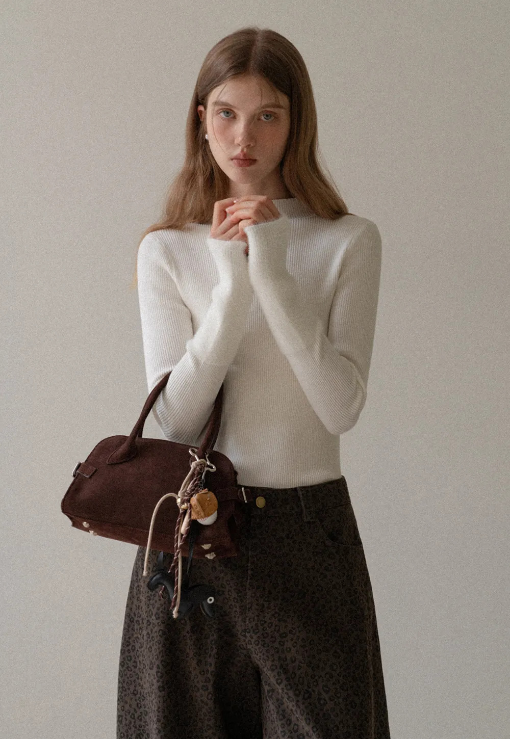 Leopard Print Wide Leg Pants