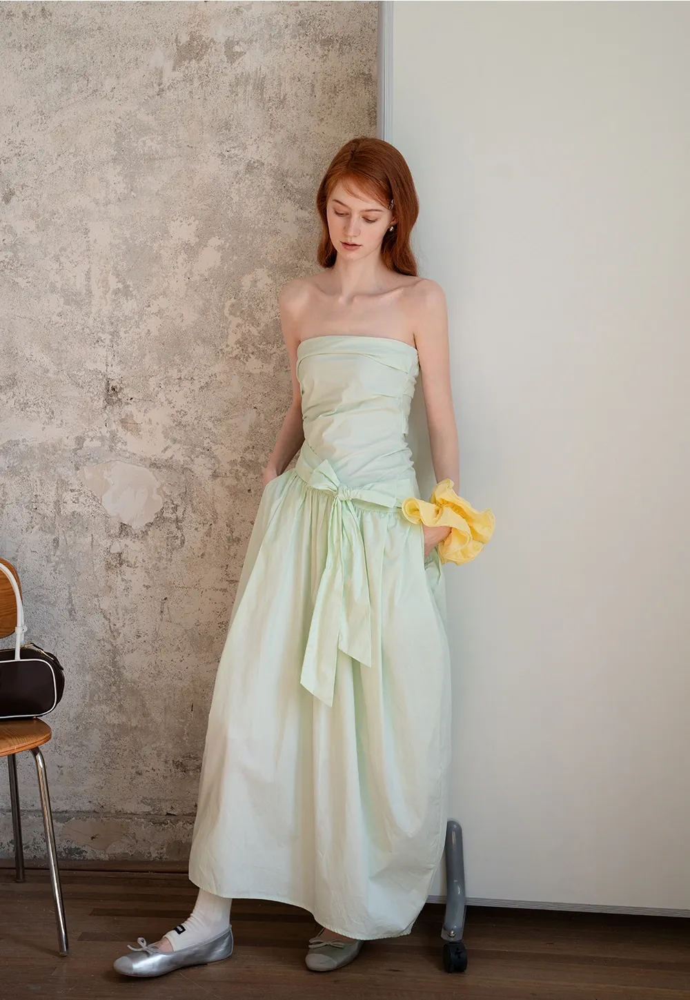Elegant Strapless Dress