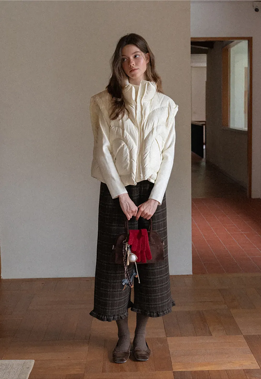 Knit Bow Detail Winter Gloves