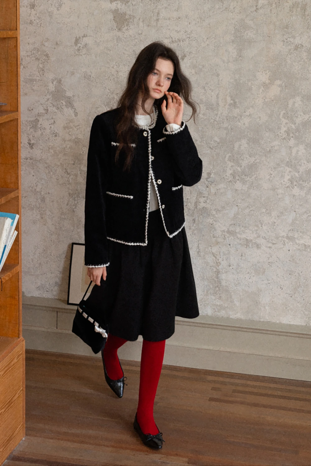 Knit Toe-Leggings Slim Fit Tights