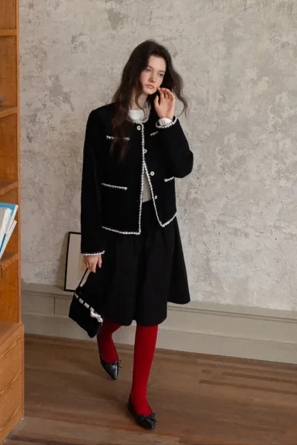 Knit Toe-Leggings Slim Fit Tights