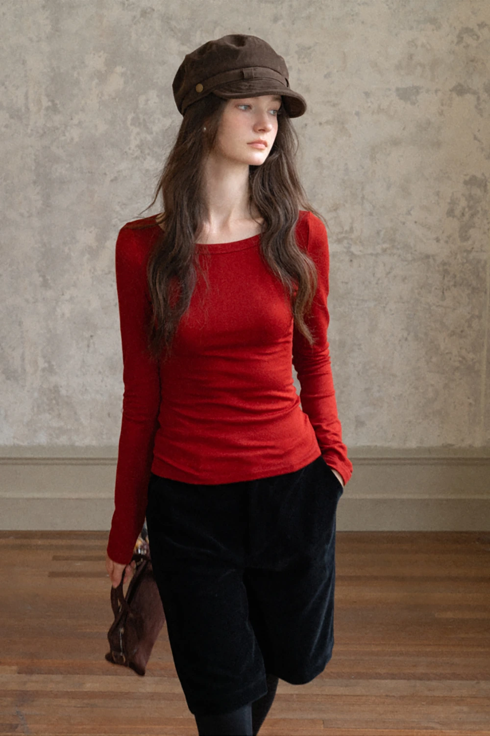 Casual Boat Neck Shirt